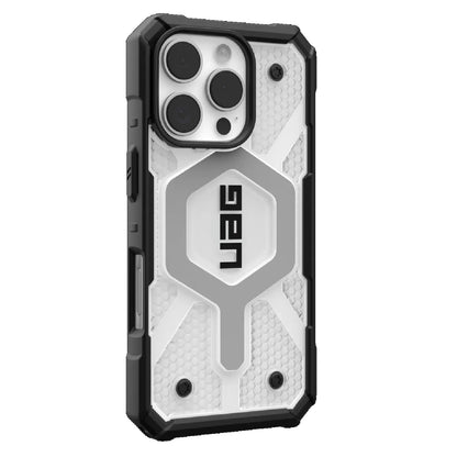 UAG Pathfinder Clear MagSafe Apple iPhone 16 Pro (6.3') Rugged Case - Ice/Silver (114464114343),... - Image 3