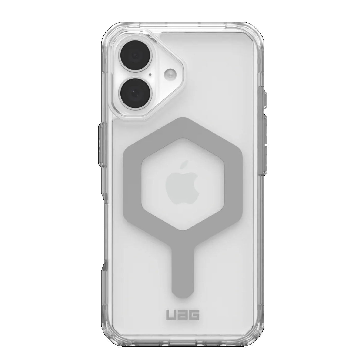 UAG Plyo MagSafe Apple iPhone 16 (6.1') Rugged Case - Ice/Silver (114482114333),16ft. Drop Protec...