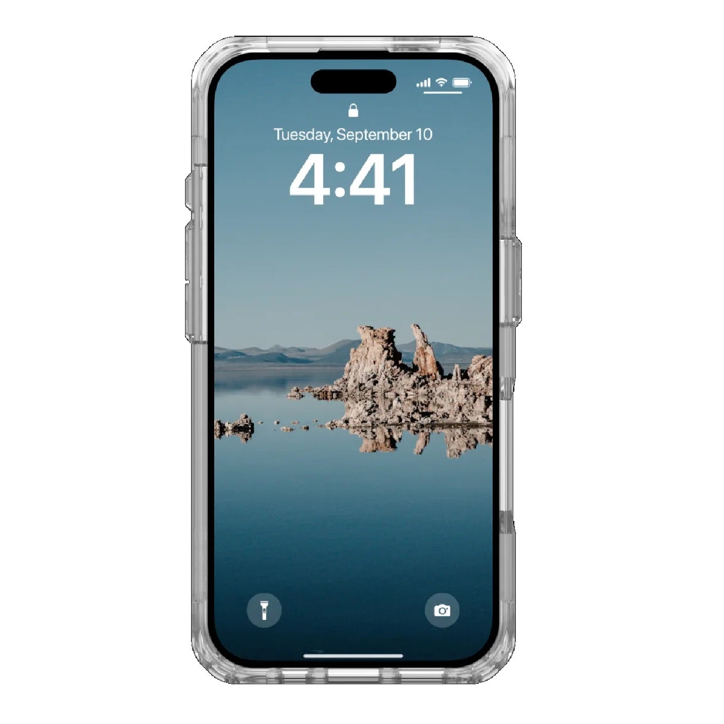 UAG Plyo MagSafe Apple iPhone 16 (6.1') Rugged Case - Ice/Silver (114482114333),16ft. Drop Protec... - Image 2