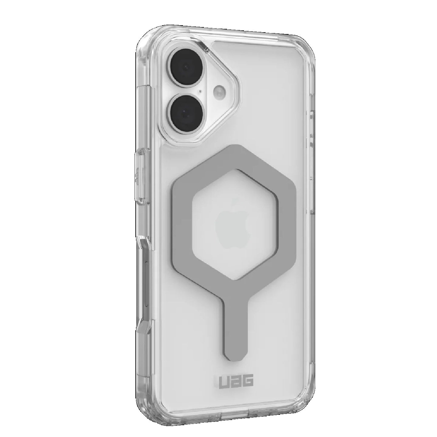 UAG Plyo MagSafe Apple iPhone 16 (6.1') Rugged Case - Ice/Silver (114482114333),16ft. Drop Protec... - Image 3
