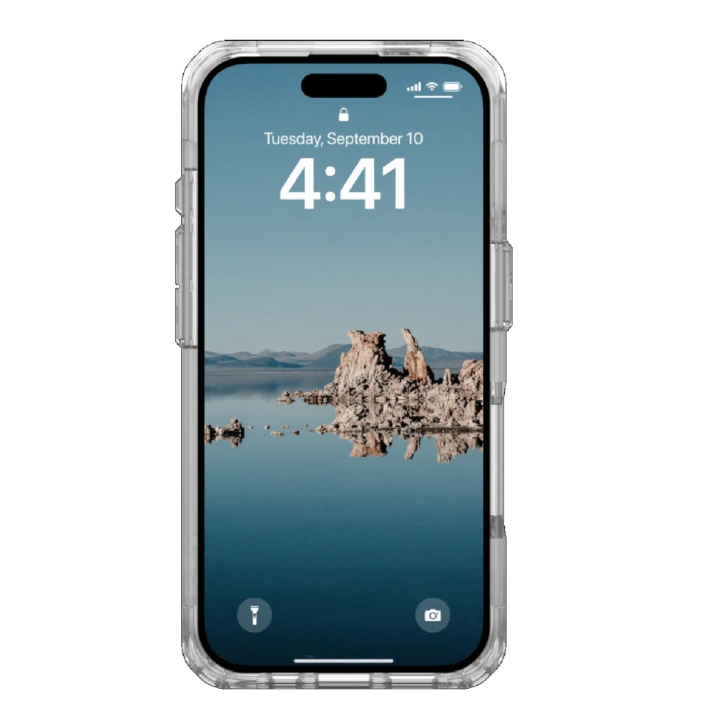 UAG Plyo MagSafe Apple iPhone 16 (6.1') Rugged Case - Ice/White (114482114341), 16ft. Drop Protec... - Image 2