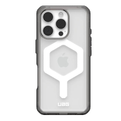 UAG Plyo MagSafe Apple iPhone 16 Pro Max (6.9') Rugged Case - Ash/White (114481113141), 16ft. Dro...