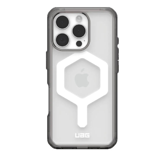 UAG Plyo MagSafe Apple iPhone 16 Pro Max (6.9') Rugged Case - Ash/White (114481113141), 16ft. Dro...