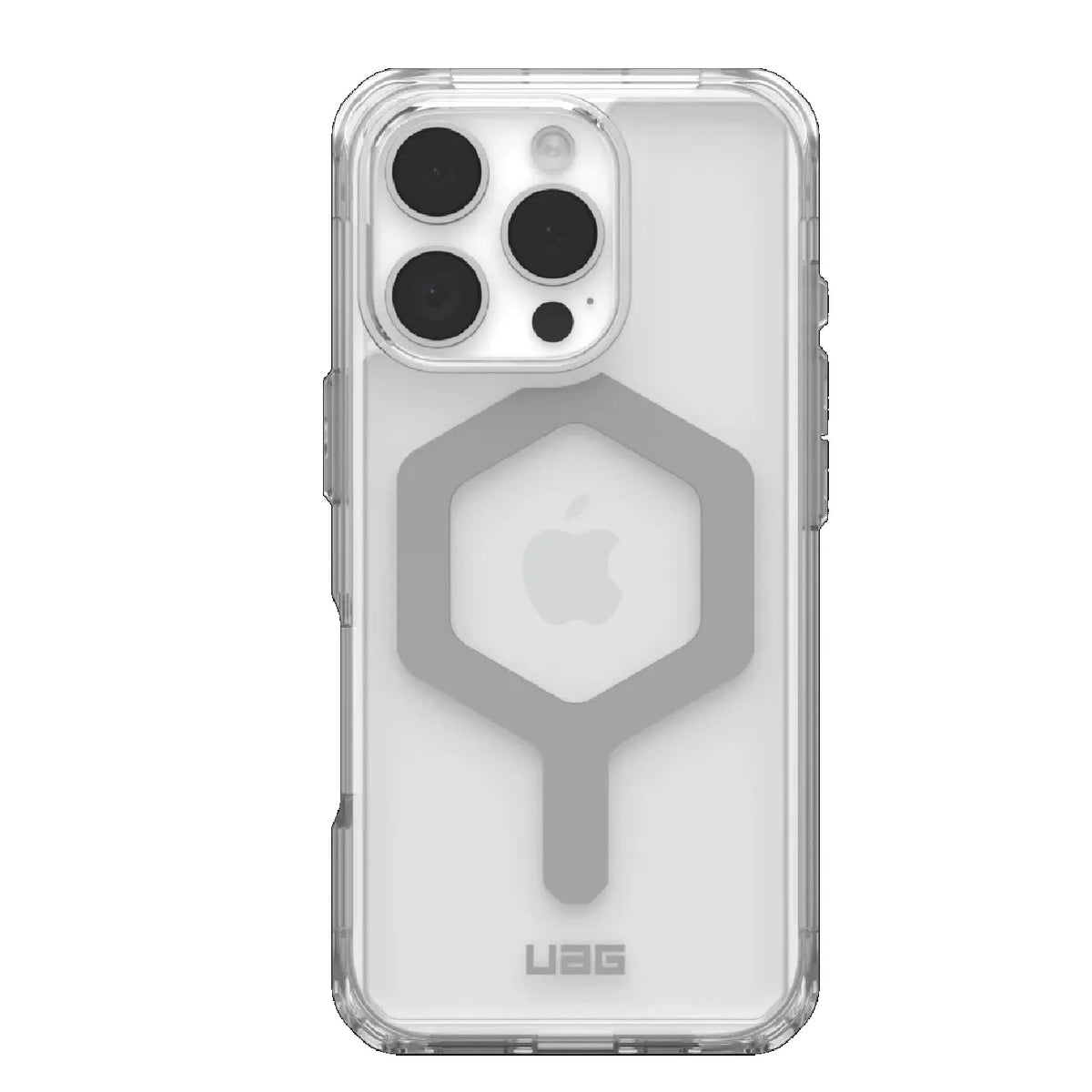 UAG Plyo MagSafe Apple iPhone 16 Pro (6.3') Rugged Case - Ice/Silver (114480114333), 16ft. Drop P...