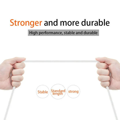 USP USB-C to USB-C Mini Cable (2M) - White, 3A (60W), Fast Charge, High Performance, Samsung Gala... - Image 2