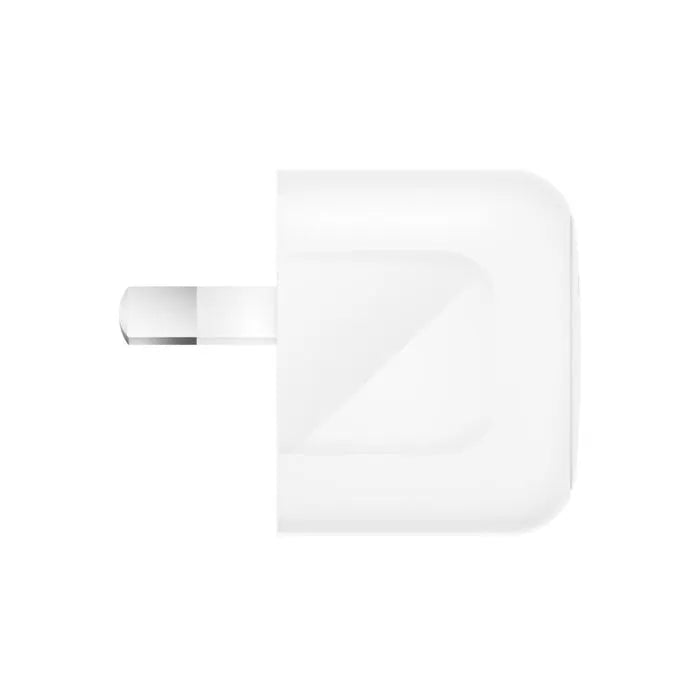 Belkin BoostCharge Compact 20W USB-C (PD 3.1) Wall Charger - White (WCA009auW), Compact  Travel-R... - Image 2