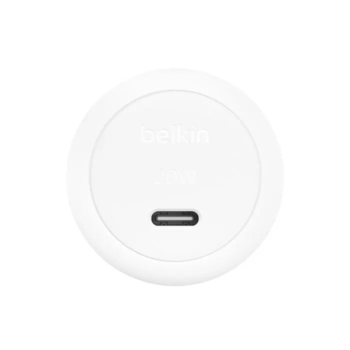 Belkin BoostCharge Compact 20W USB-C (PD 3.1) Wall Charger - White (WCA009auW), Compact  Travel-R... - Image 3