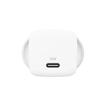 Belkin BoostCharge Compact 25W USB-C (PD 3.1) Cubic Wall Charger - White (WCA012auWH), Best for i... - Image 2