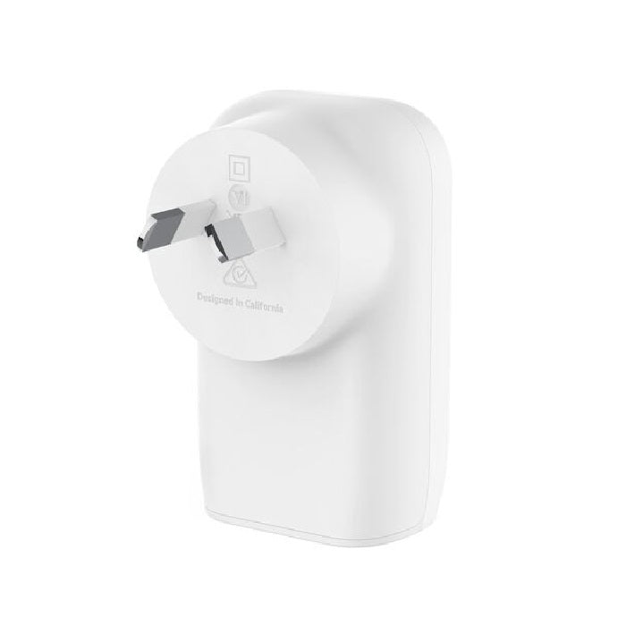 Belkin BoostCharge 67W 3-Port USB-C PPS Wall Charger + USB-C to USB-C Cable 100W (2M) - White (WC... - Image 2
