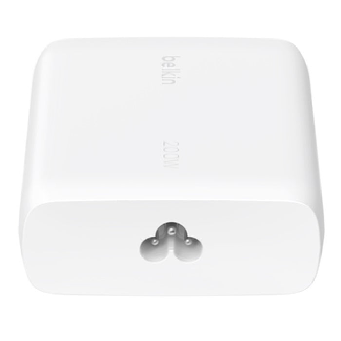 Belkin BoostCharge Pro 200W USB-C (PD 3.0) 4-Port GaN Wall Charger - White (WCH015AUWH), 140W Max... - Image 2