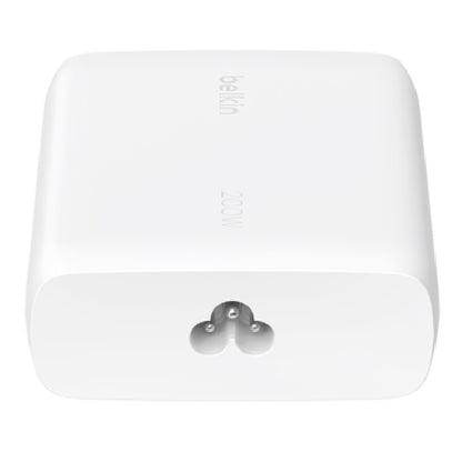 Belkin BoostCharge Pro 200W USB-C (PD 3.0) 4-Port GaN Wall Charger - White (WCH015AUWH), 140W Max... - Image 2