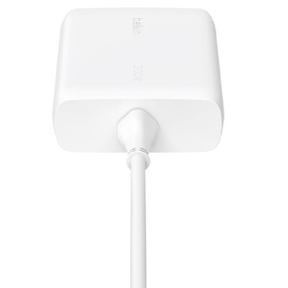 Belkin BoostCharge Pro 200W USB-C (PD 3.0) 4-Port GaN Wall Charger - White (WCH015AUWH), 140W Max... - Image 3