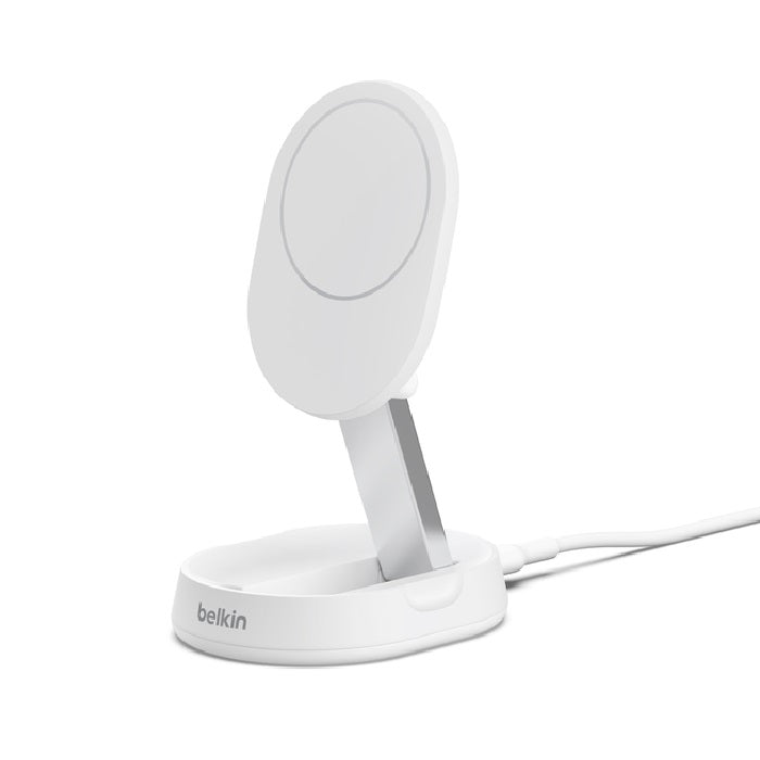 Belkin BoostCharge Pro Convertable Magnetic Wireless Charging Stand With Qi2 15W-White(WIA008auWH... - Image 2