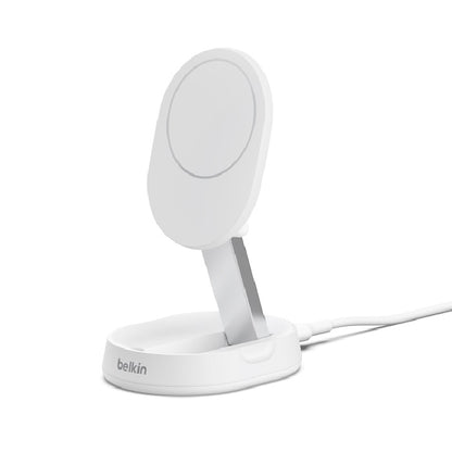 Belkin BoostCharge Pro Convertable Magnetic Wireless Charging Stand With Qi2 15W-White(WIA008auWH... - Image 2