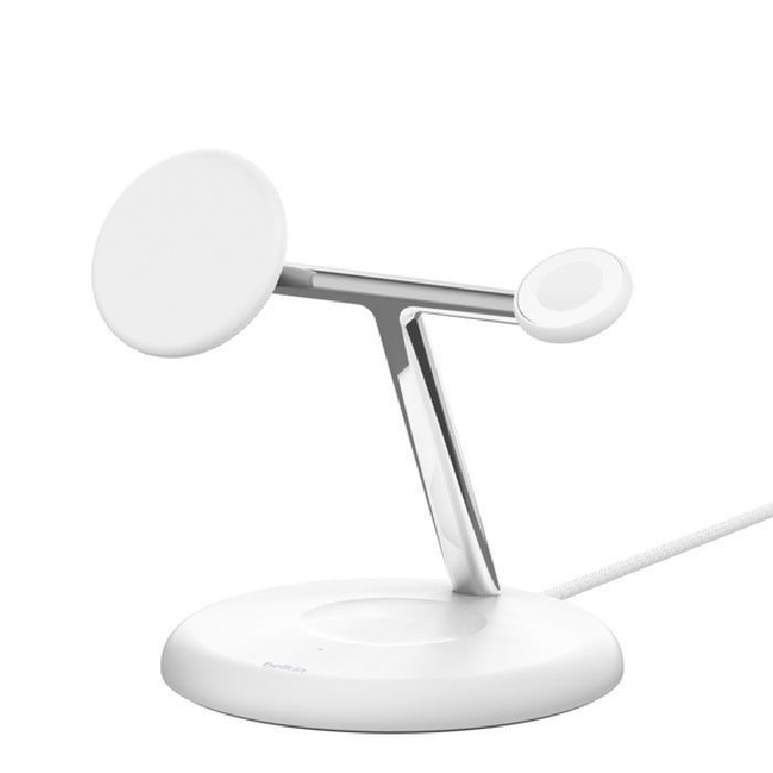 Belkin BoostCharge Pro 3-in-1 Magnetic Qi2 Wireless Charging Stand + 36W Wall Charger + USB-C Cab... - Image 3