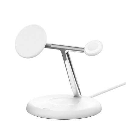 Belkin BoostCharge Pro 3-in-1 Magnetic Qi2 Wireless Charging Stand + 36W Wall Charger + USB-C Cab... - Image 3