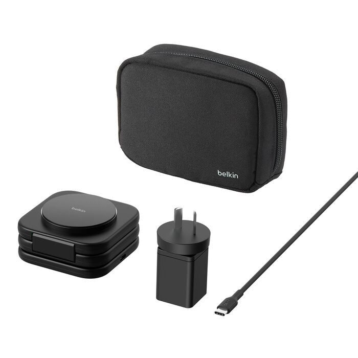 Belkin BoostCharge Pro 3-in-1 Magnetic Qi2 Wireless Travel Pad + 36W Wall Charger + USB-C Cable (... - Image 2