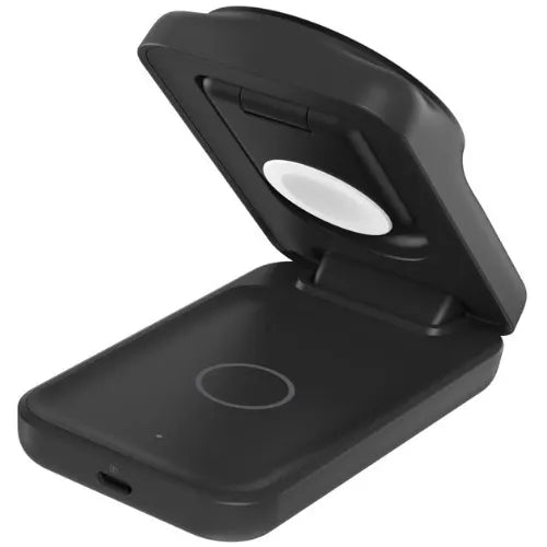 Belkin UltraCharge 3-in-1 Foldable Magnetic Charger With Qi2(25W)+USB-C Wall Charger(45W)+USB-C C... - Image 2
