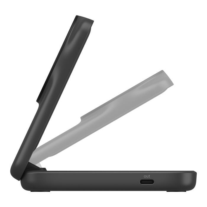 Belkin UltraCharge 2-in-1 Foldable Magnetic Wireless Charger With Qi2 + 45W USB-C Wall Charger +... - Image 2