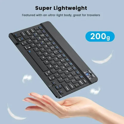 USP Bluetooth Wireless Keyboard – Rechargeable, Ultra-Thin  Portable, Compatible - iPad, Mac, PC,... - Image 2