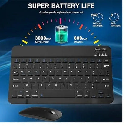 USP Bluetooth Wireless Keyboard – Rechargeable, Ultra-Thin  Portable, Compatible - iPad, Mac, PC,... - Image 4