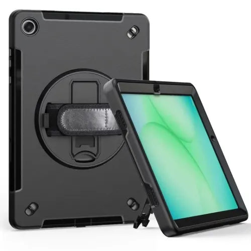 USP Samsung Galaxy Tab A9+ (11') Case Black - Built-in-Kickstand, Hand  Shoulder Strap, DropProof...