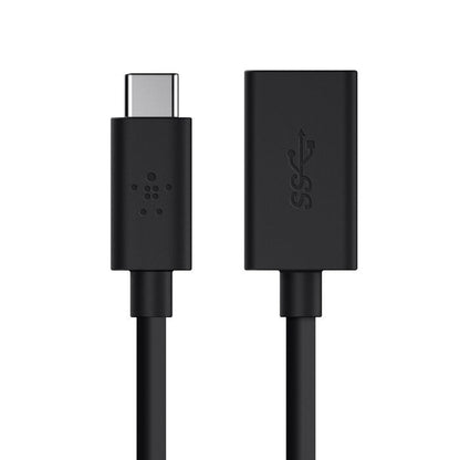 Belkin 3.0 USB-C to USB-A Adapter - Black (F2CU036btBLK), Power Output 3A, 5Gbps, Reversible USB... - Image 4