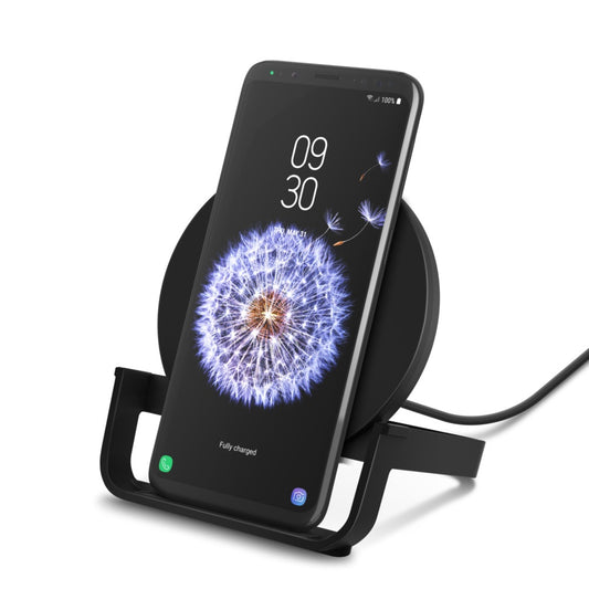 Belkin BoostCharge Wireless Charging Stand + USB-A to Micro-USB Cable (1.2M) - Black (WIB001btBK)...