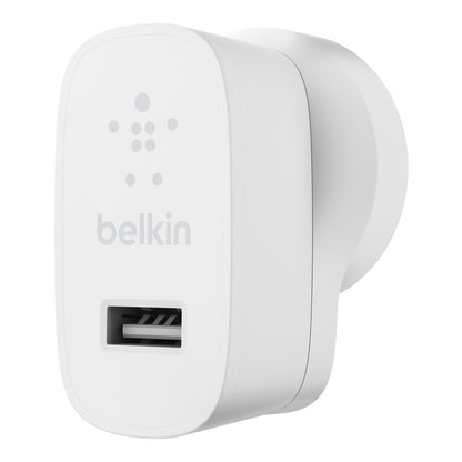 Belkin BoostCharge 12W USB-A Wall Charger - White (WCA002auWH), Portable  Powerful, Lightweight... - Image 2