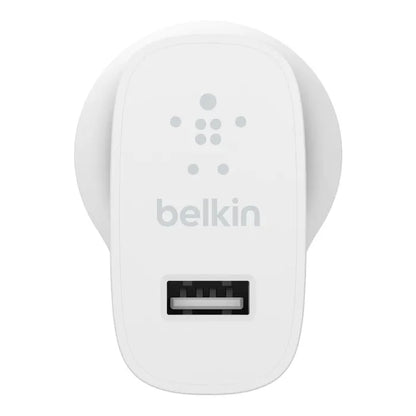 Belkin BoostCharge 12W USB-A Wall Charger - White (WCA002auWH), Portable  Powerful, Lightweight... - Image 4