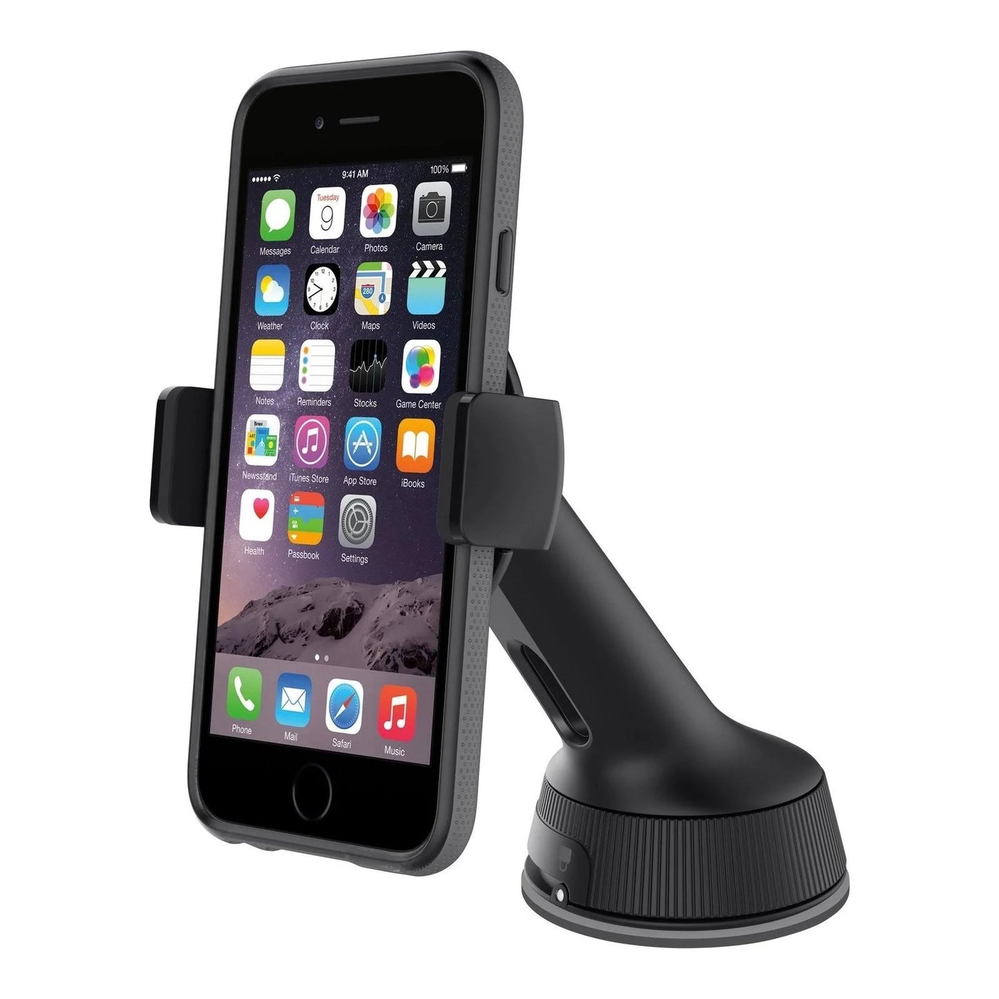 Belkin Car Universal Mount - Black (F8M978BT), Compatible up to 6' Devices, 360 Degrees Rotation,... - Image 3