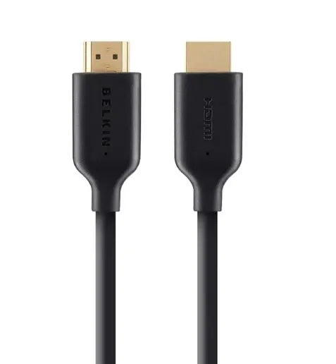 Belkin High Speed HDMI Cable With Ethernet (1M) - Black(F3Y021bt1M), Ultra HD 4K  1080p Support,1...