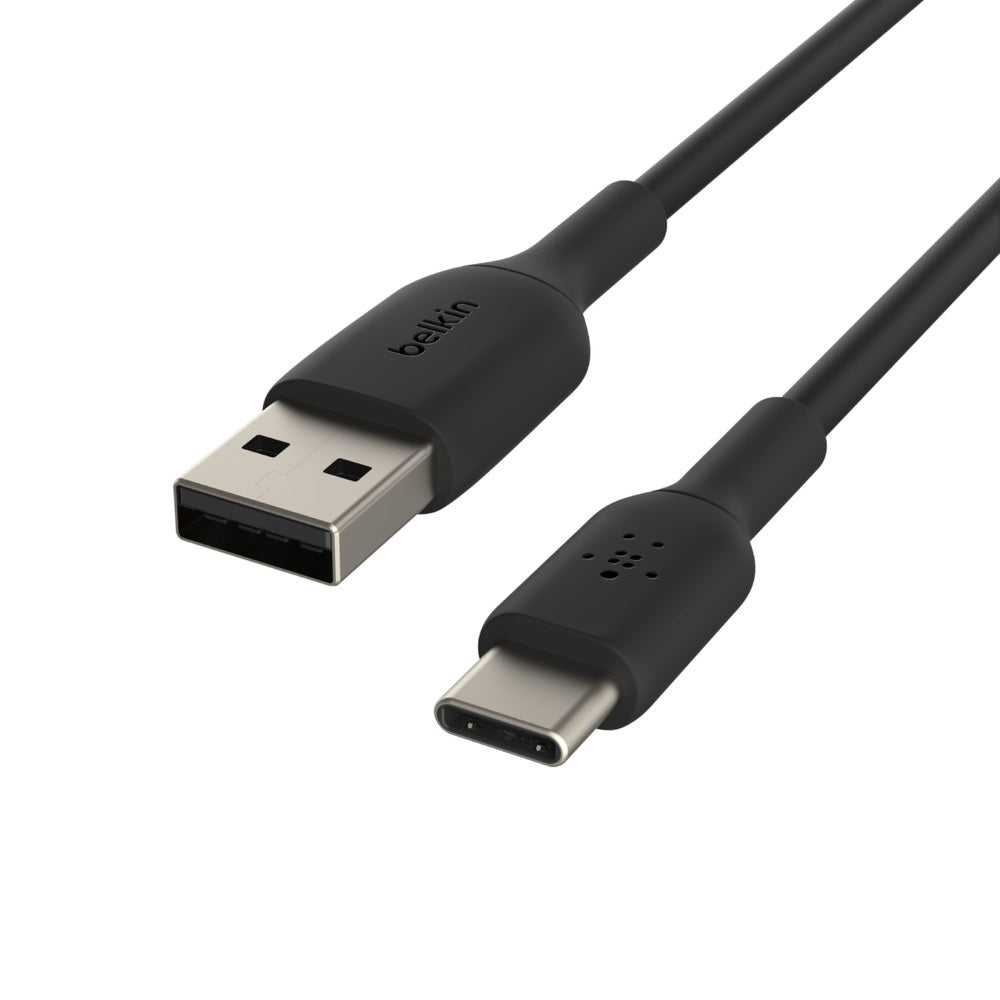 Belkin BoostCharge USB-C to USB-A Cable (1M) - Black (CAB001bt1MBK), 3A/15W, 480Mbps, 25K+ Bend,... - Image 3