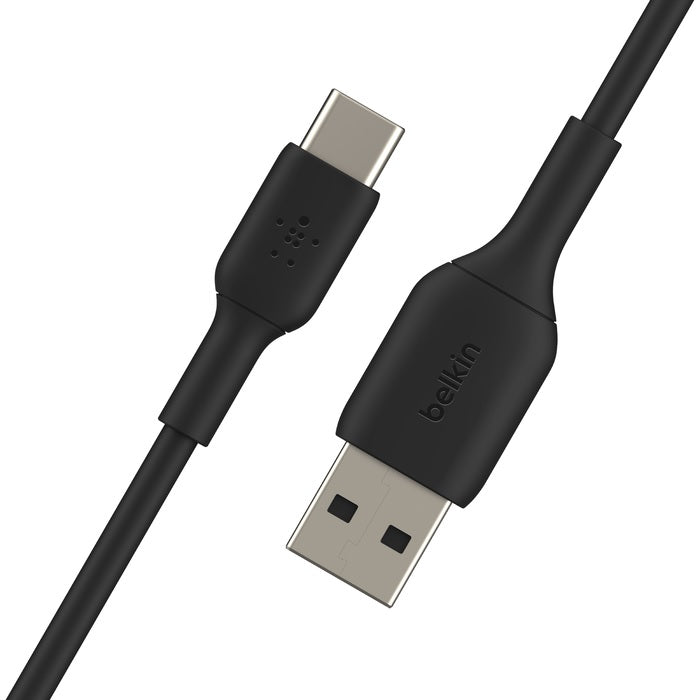 Belkin BoostCharge USB-C to USB-A Cable (1M) - Black (CAB001bt1MBK), 3A/15W, 480Mbps, 25K+ Bend,... - Image 4