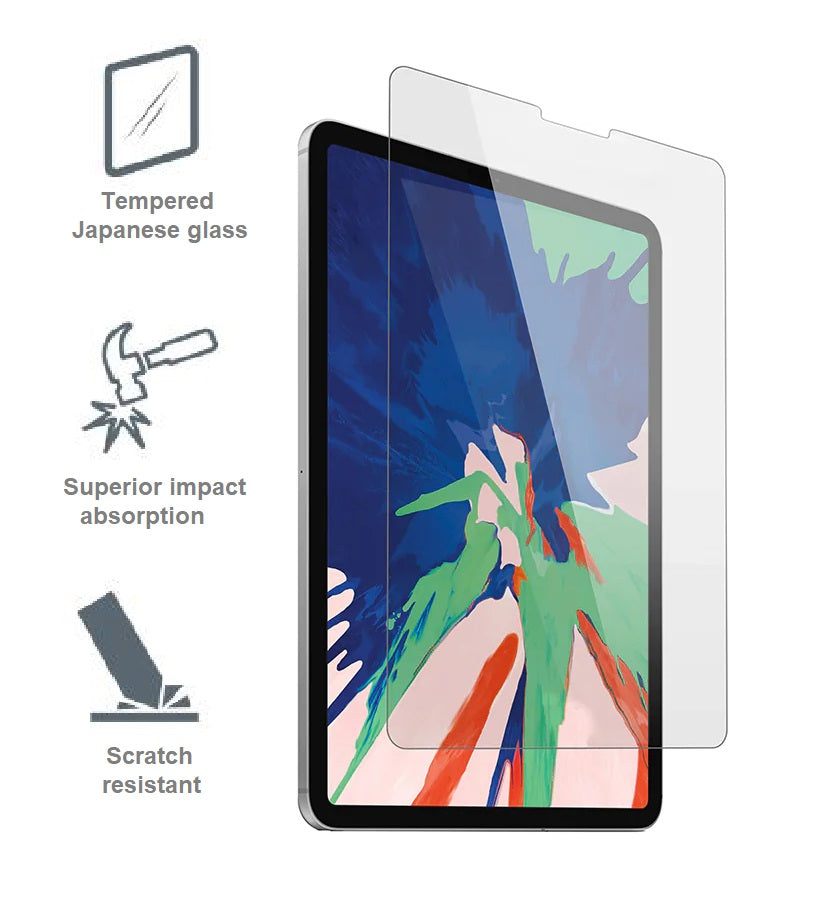 Cygnett OpticShield Apple iPad Pro (12.9') (6th/5th/4th/3rd Gen) Tempered Glass Screen Protector...