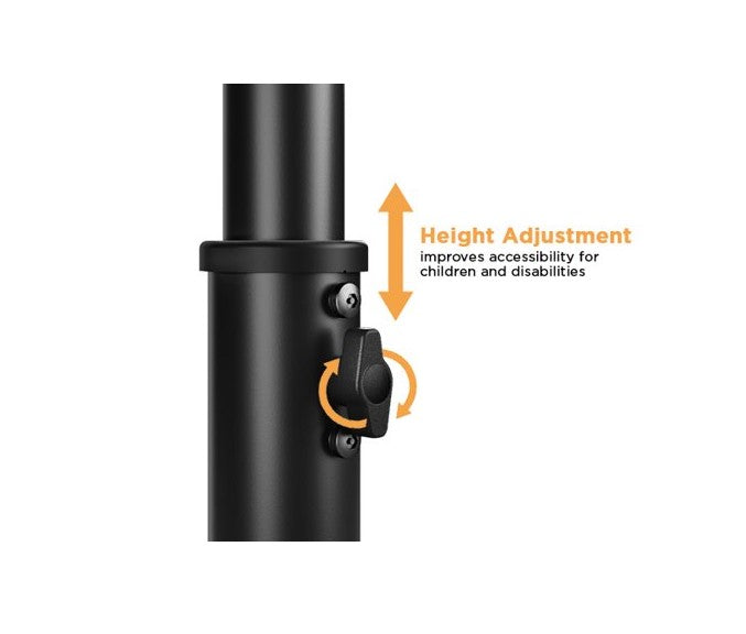 Bratech Height Adjustable Universal Anti-TheftTable Floor Stand compatible with7.9'-11' Tablets-W... - Image 3