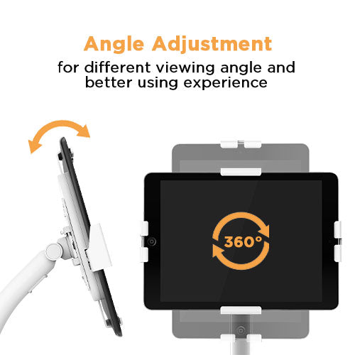 Brateck MPBT-PAD33-03 Universal Anti-Theft Tablet Countertop Fit most  7.9' to 11' Tablets - Whit... - Image 3