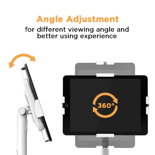 Brateck MPBT-PAD33-04 Universal Anti-Theft Tablet Countertop Fit most  7.9' to 11' Tablets - Whit... - Image 3