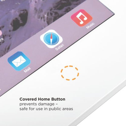 Brateck Anti-Theft Wall-Mounted Tablet Enclosure Fit most 9.7' to 11' tablets including iPad, iPad Air, iPad Pro,- White 226x343x22.5mm