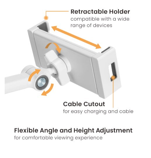Brateck PAD39-02 SIMPLICITY UNIVERSAL PHONE/TABLET TABLETOP STAND Compatible with most 4.7'~12.9'... - Image 3