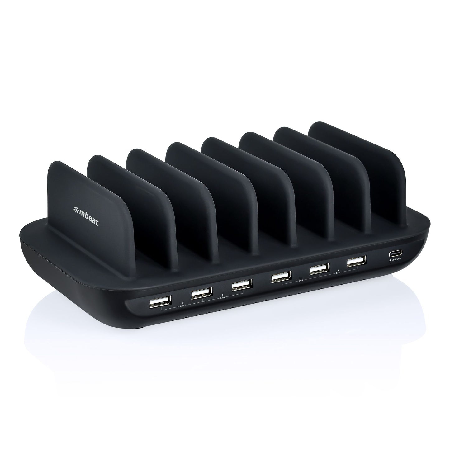 mbeat® Gorilla Power 60W 7 Port USB-C  USB Charging Station 6× USB-A 1× USB-C PD Output Power: To...