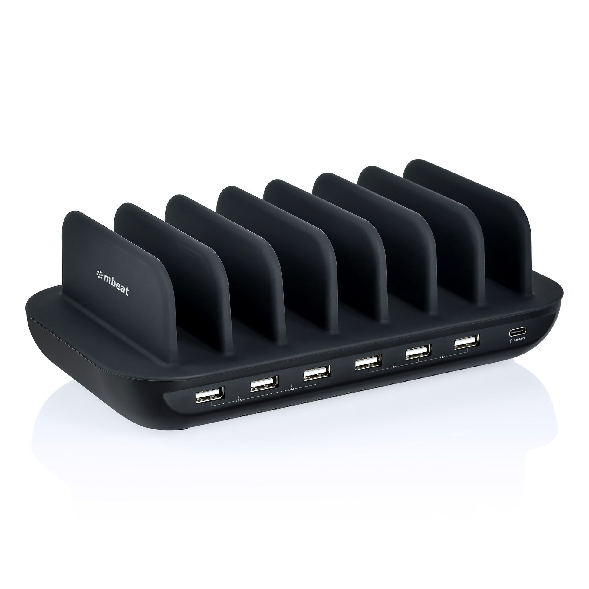 mbeat® Gorilla Power 60W 7 Port USB-C  USB Charging Station 6× USB-A 1× USB-C PD Output Power: To...