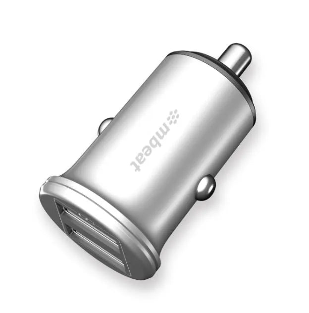 (LS) mbeat® Power Dot Pro Dual port 4.8A Rapid Car Charger - 24W/Metallic Design/Fast Charging Pa... - Image 2