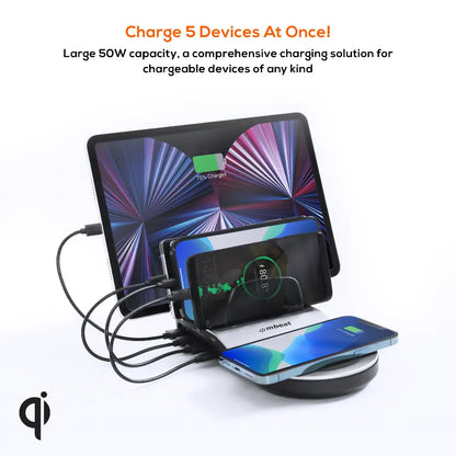 (LS) mbeat® Gorilla Power 50W Qi Certified Multi-Device USB  Wireless Charging Dock Fast Charge U... - Image 2