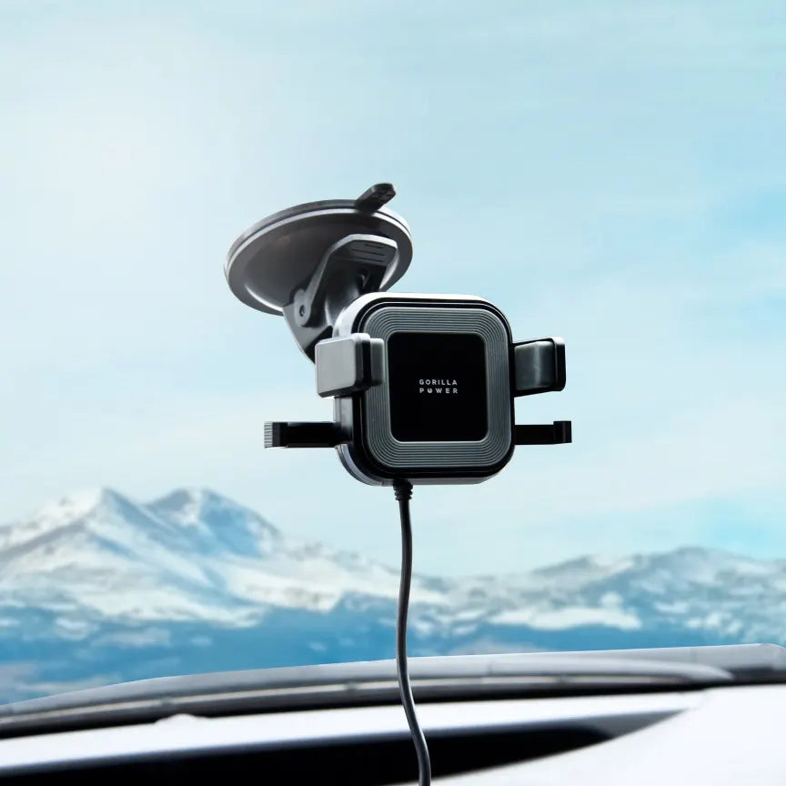 （LS） mbeat® Gorilla Power 10W Wireless Car Charger with 2.4A USB Charging, Air Vent Clip  Windshi... - Image 4