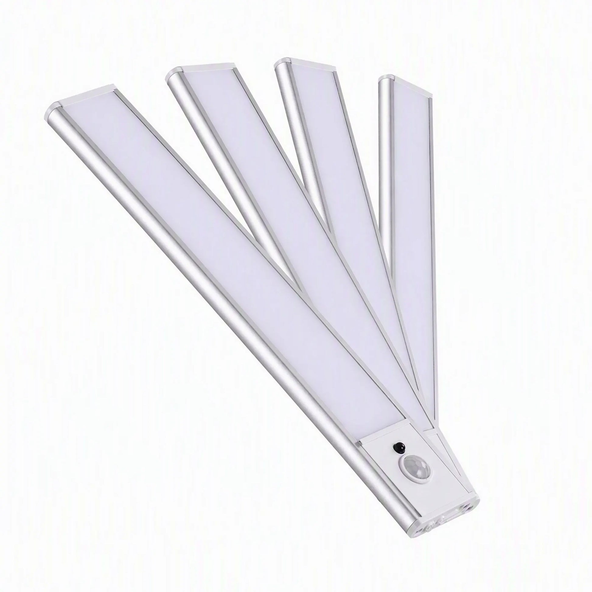 Artiss 4-Pack 25cm Motion Sensor Under Cabinet Lights, LED Closet Light with 5 Colors Dimmable - Image 2