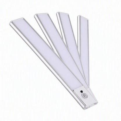 Artiss 4-Pack 25cm Motion Sensor Under Cabinet Lights, LED Closet Light with 5 Colors Dimmable - Image 2