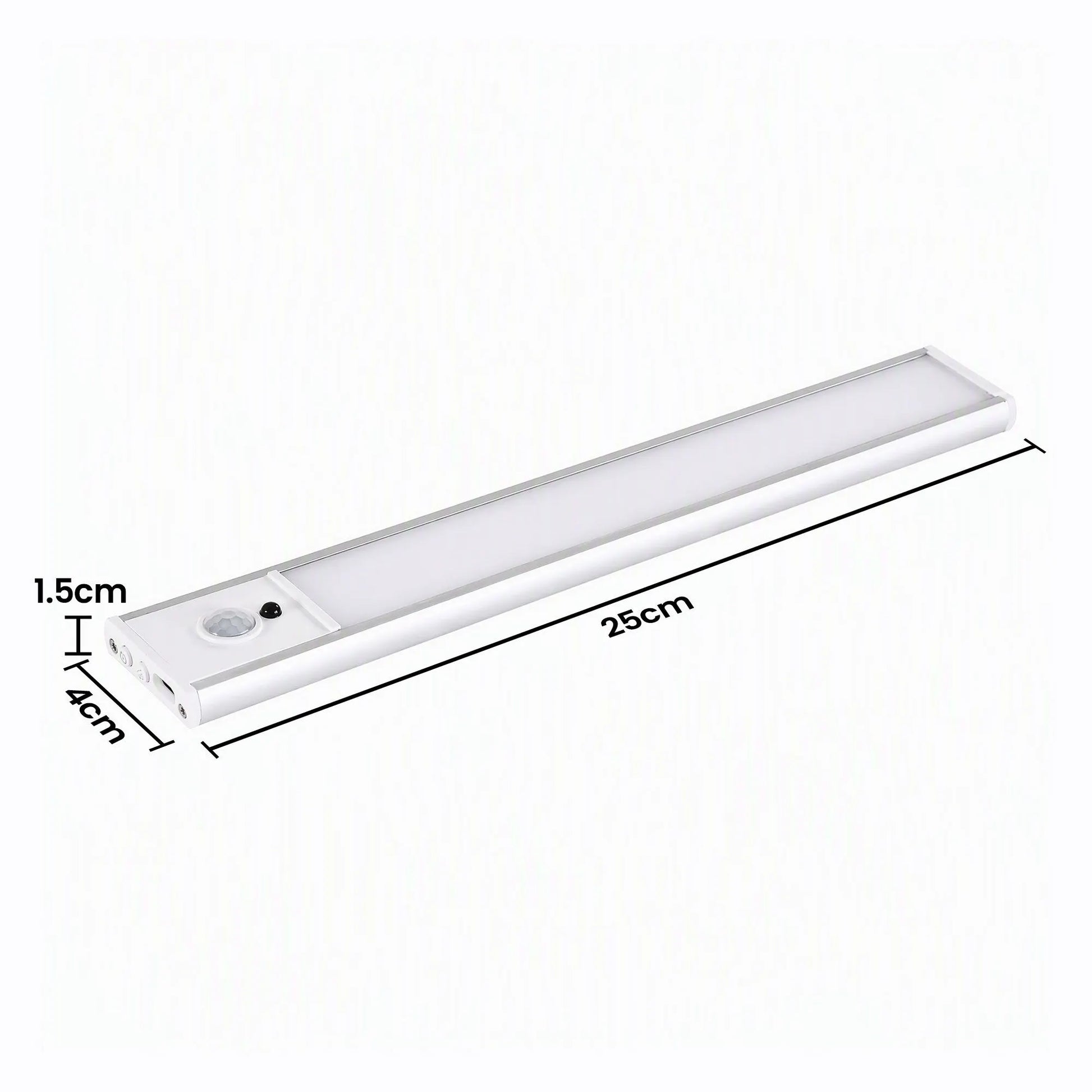 Artiss 4-Pack 25cm Motion Sensor Under Cabinet Lights, LED Closet Light with 5 Colors Dimmable - Image 3