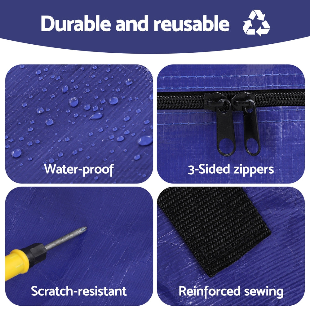 Atirss Mattress Bag Easy Moving Waterproof Storage Dust Cover Protector Double - Image 7