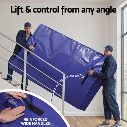Atirss Mattress Bag Easy Moving Waterproof Storage Dust Cover Protector King - Image 6